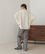 logo embroidery volume sweat tops