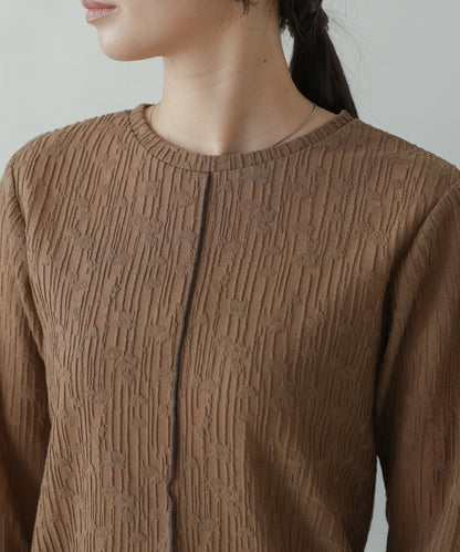 ｍellow-switched jacquard tops