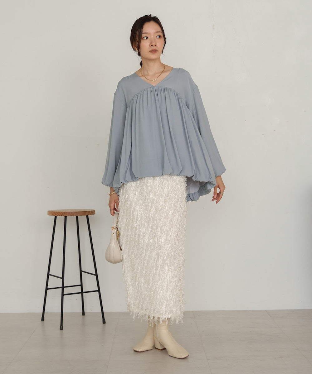 balloon design blouse