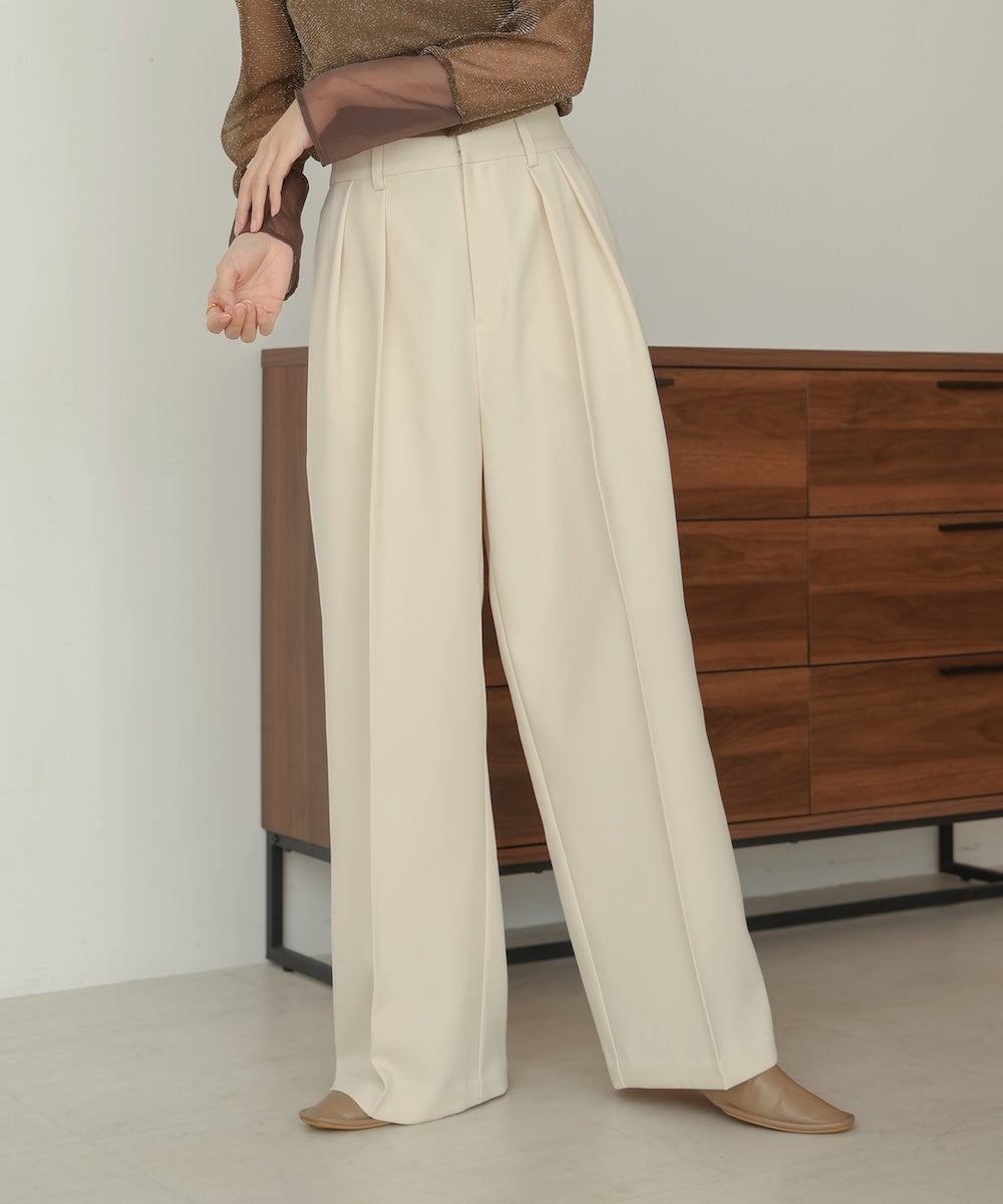 tuck wide pants