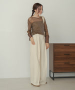 【S・M・Lサイズ展開】ツータックワイドパンツ