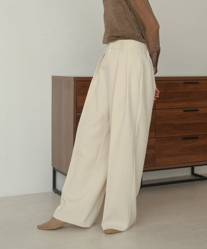 tuck wide pants