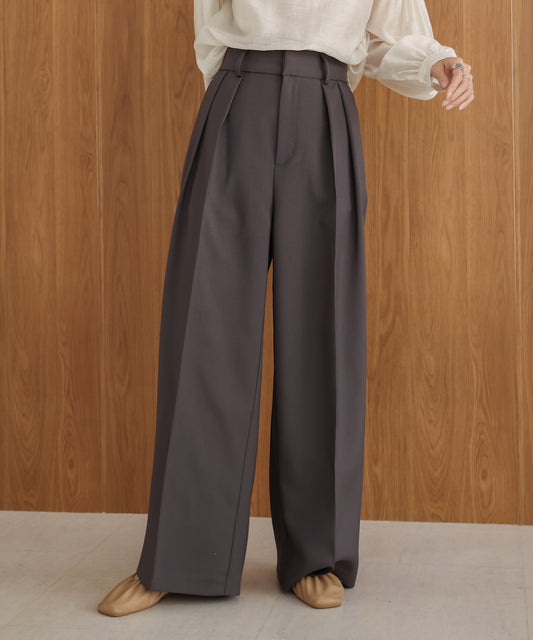 tuck wide pants