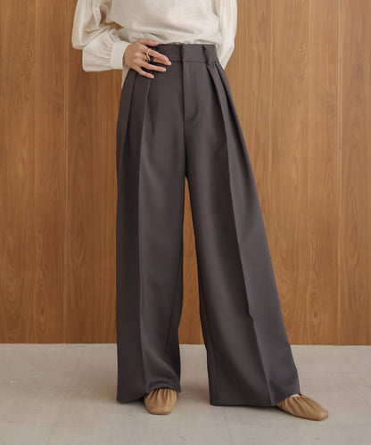 tuck wide pants