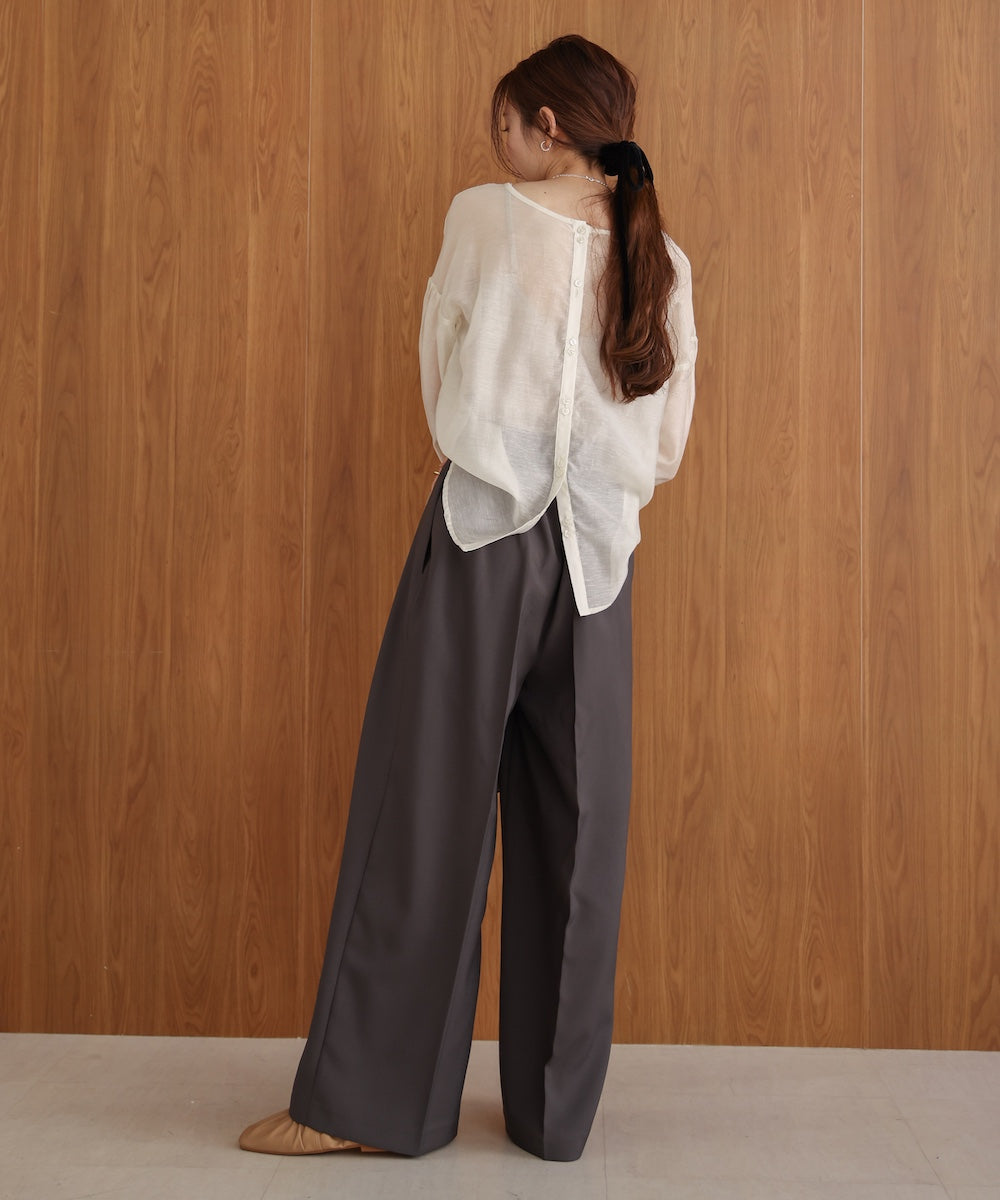 tuck wide pants