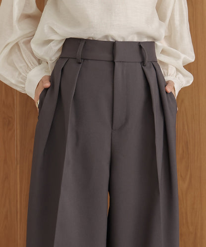 tuck wide pants