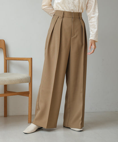 tuck wide pants