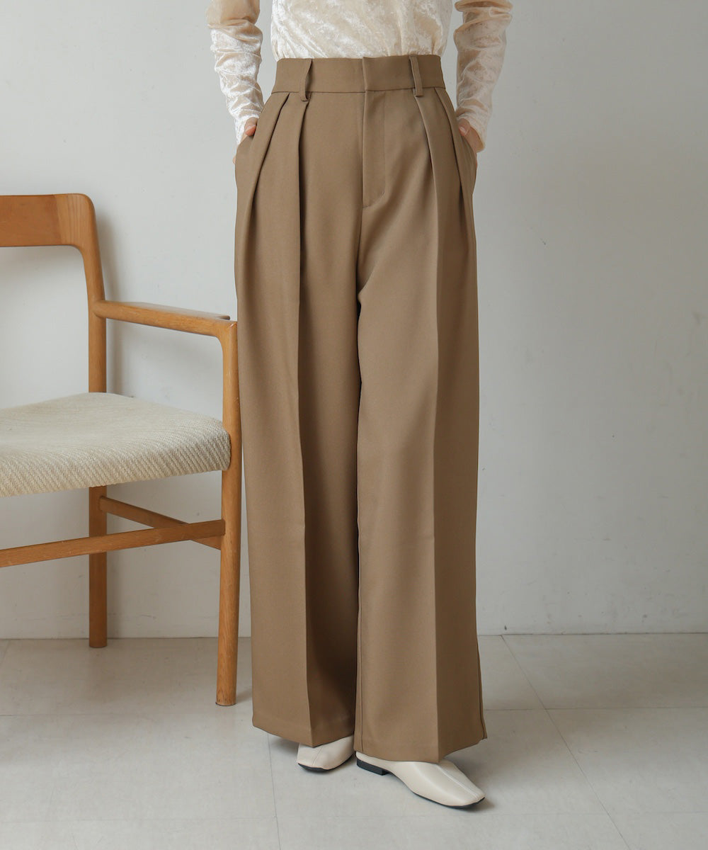 tuck wide pants