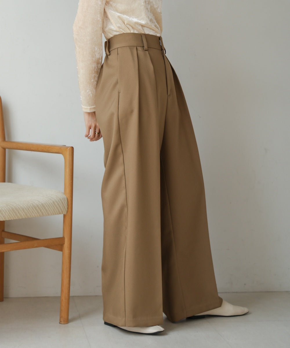 tuck wide pants