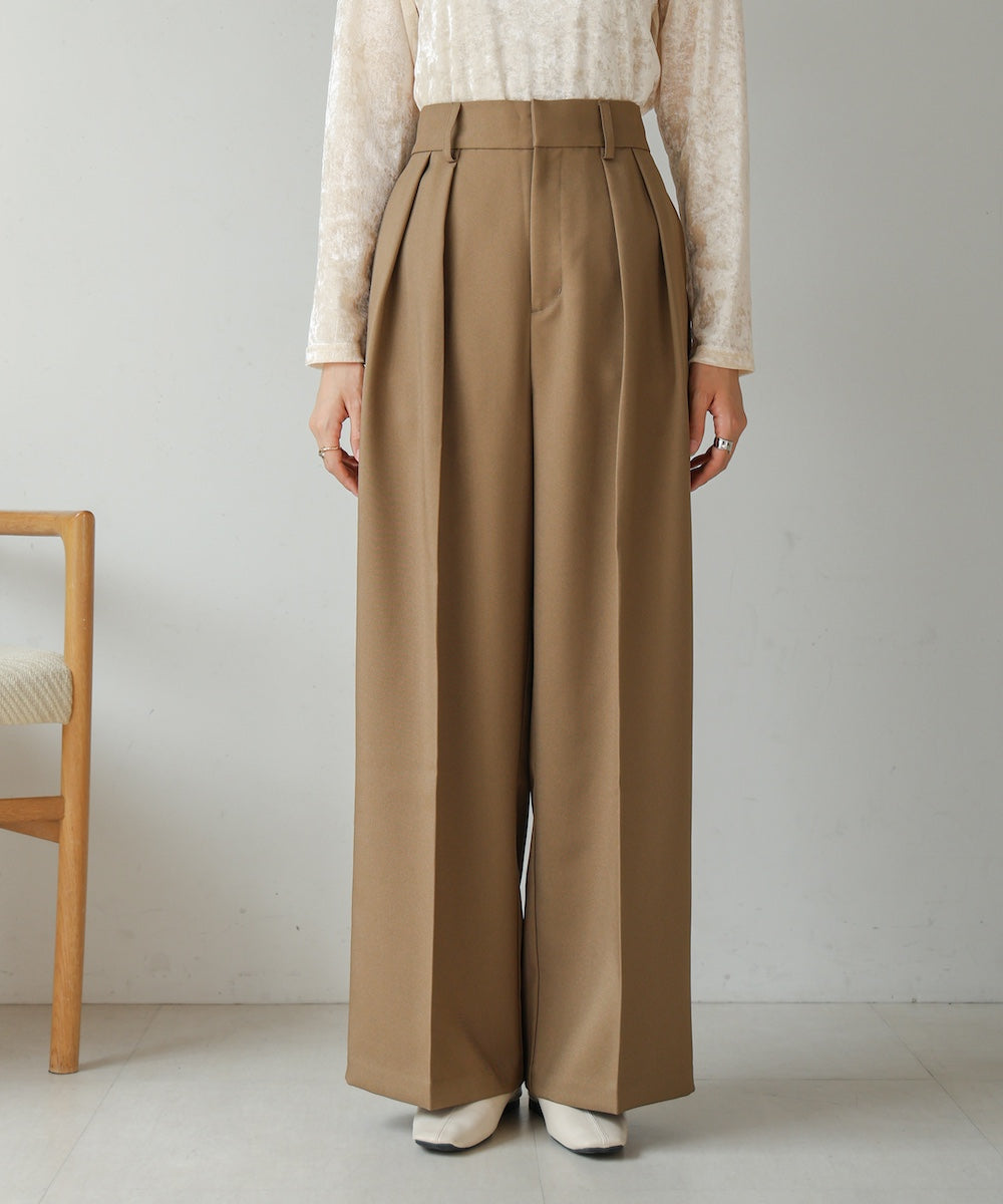 tuck wide pants