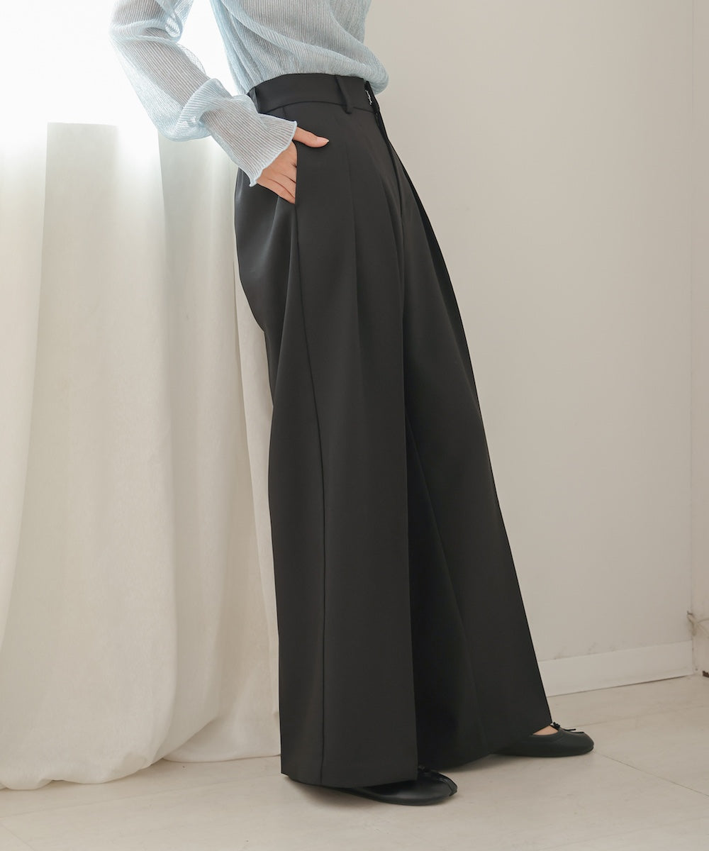 tuck wide pants