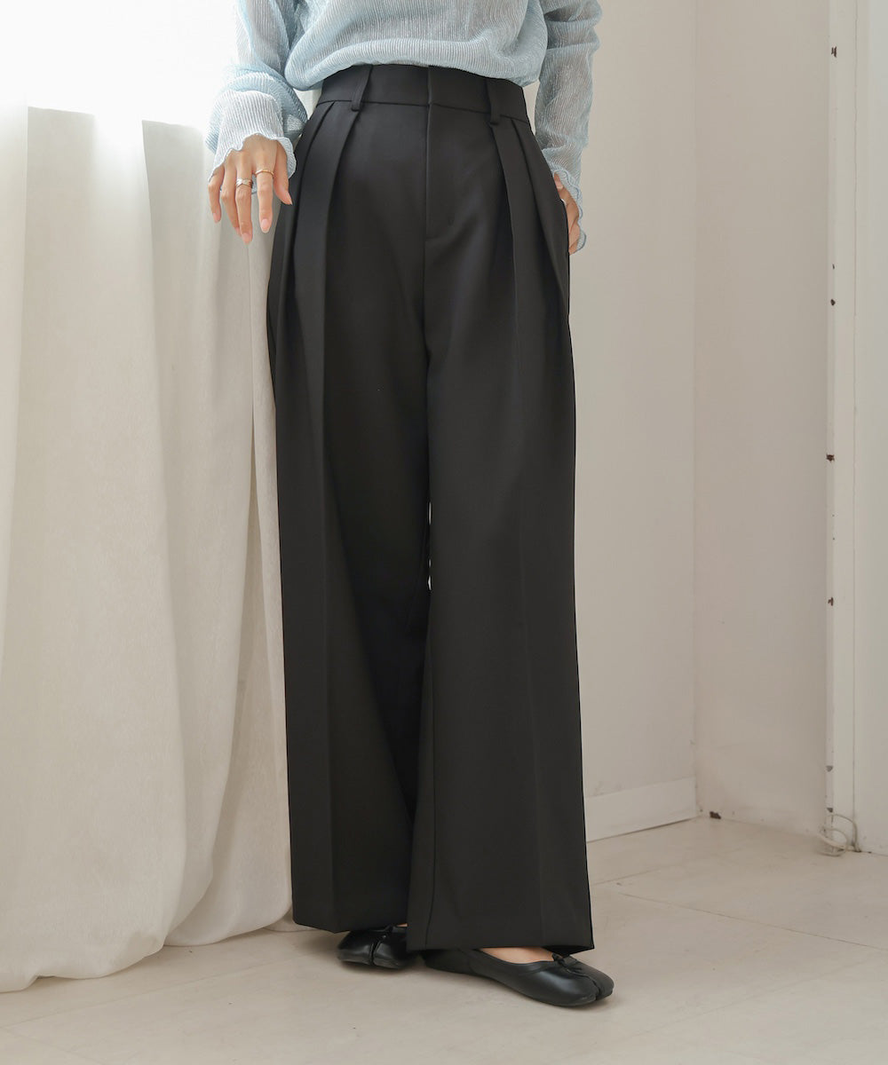 tuck wide pants