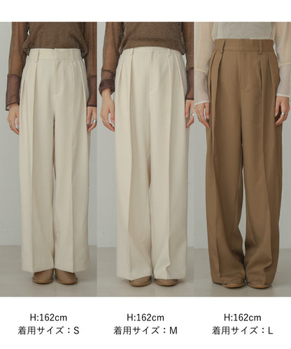 tuck wide pants