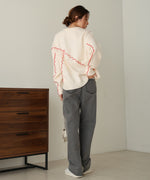 wave mellow knit tops