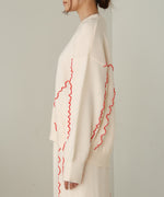 wave mellow knit tops