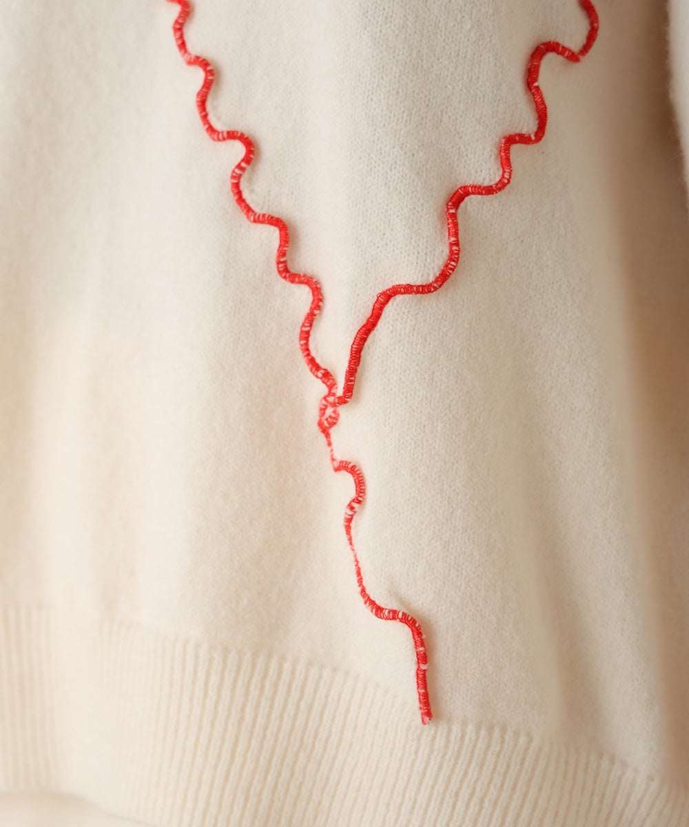 wave mellow knit tops