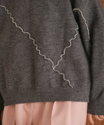 wave mellow knit tops