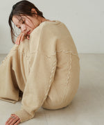 wave mellow knit tops