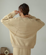 wave mellow knit tops