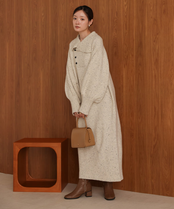 【S・Mサイズあり】チョコチップス トレートライン ニットワンピ