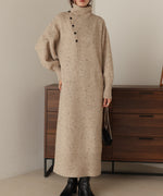 【S・Mサイズあり】チョコチップス トレートライン ニットワンピ