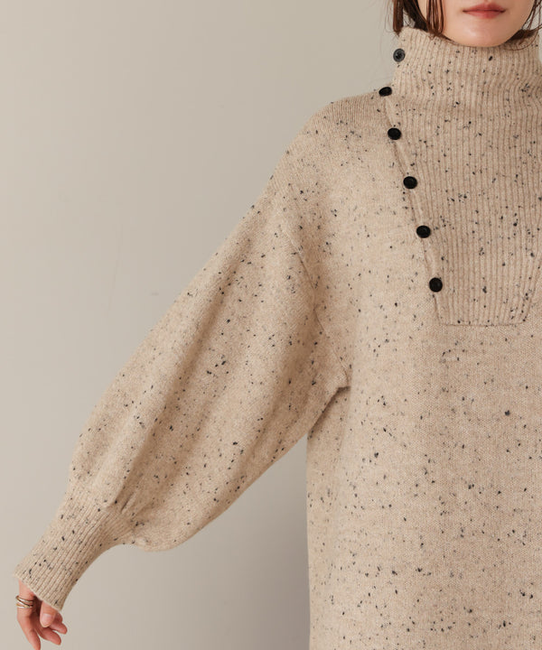 【S・Mサイズあり】チョコチップス トレートライン ニットワンピ