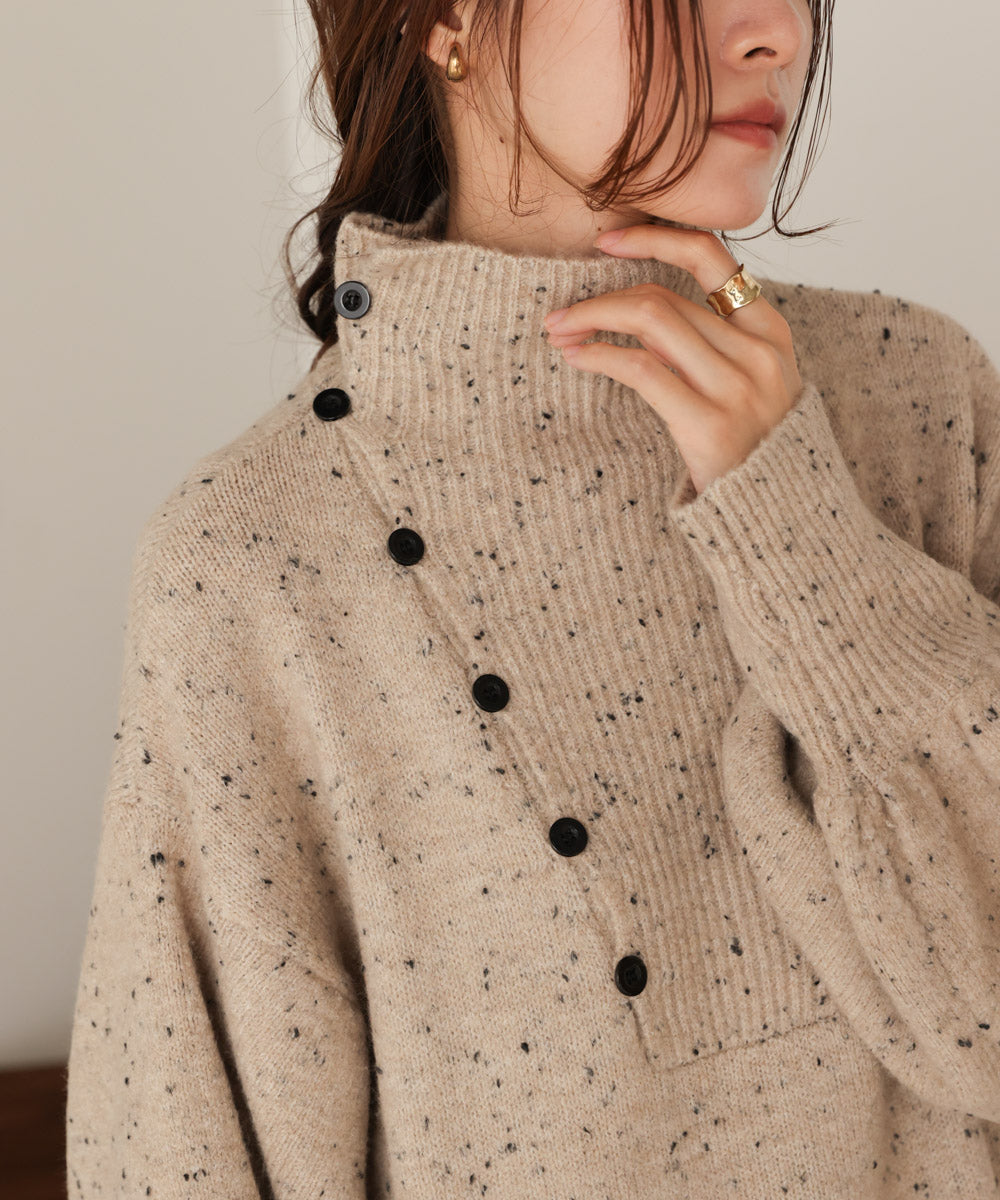 【S・Mサイズあり】チョコチップス トレートライン ニットワンピ