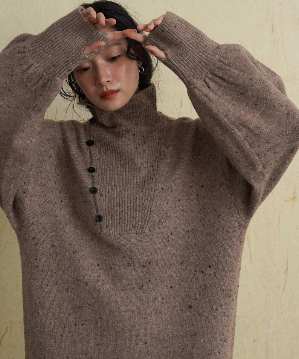 ［KNIT20％OFF］chocochip line knit onepiece