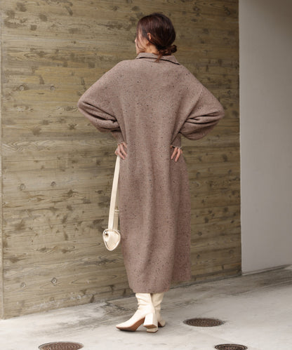 ［KNIT20％OFF］chocochip line knit onepiece