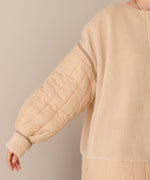 boa quilting panel coat