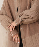 boa quilting panel coat