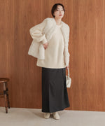 airy yarn back open knit