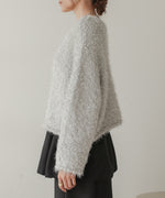 airy yarn popcorn knit