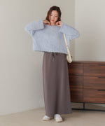 airy yarn popcorn knit