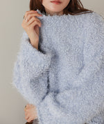 airy yarn popcorn knit