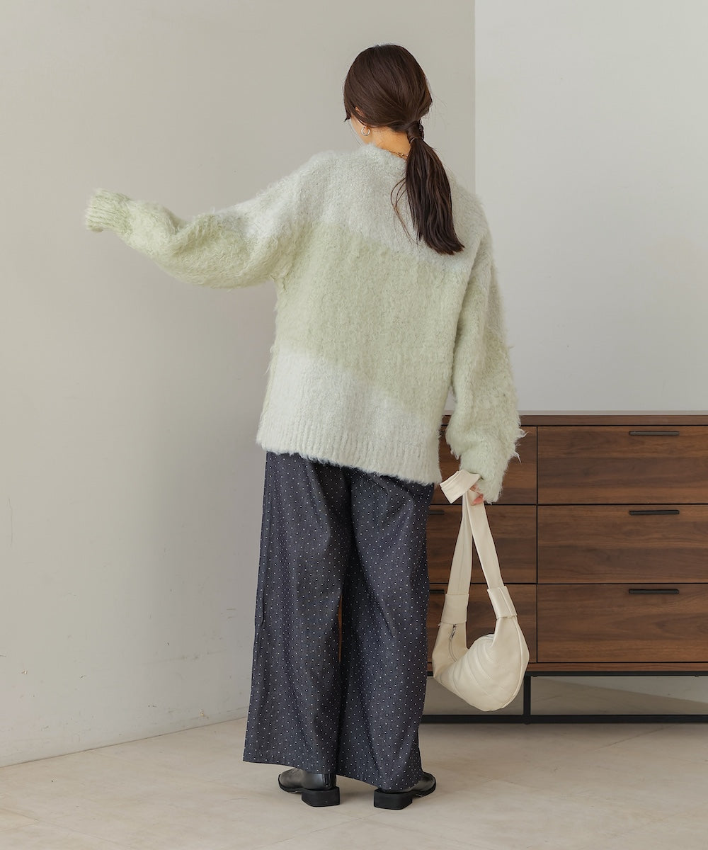 shaggy knit tops