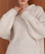 mix woollen knit pullover