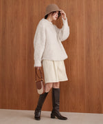 mix woollen knit pullover