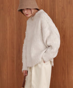 mix woollen knit pullover