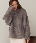 mix woollen knit pullover