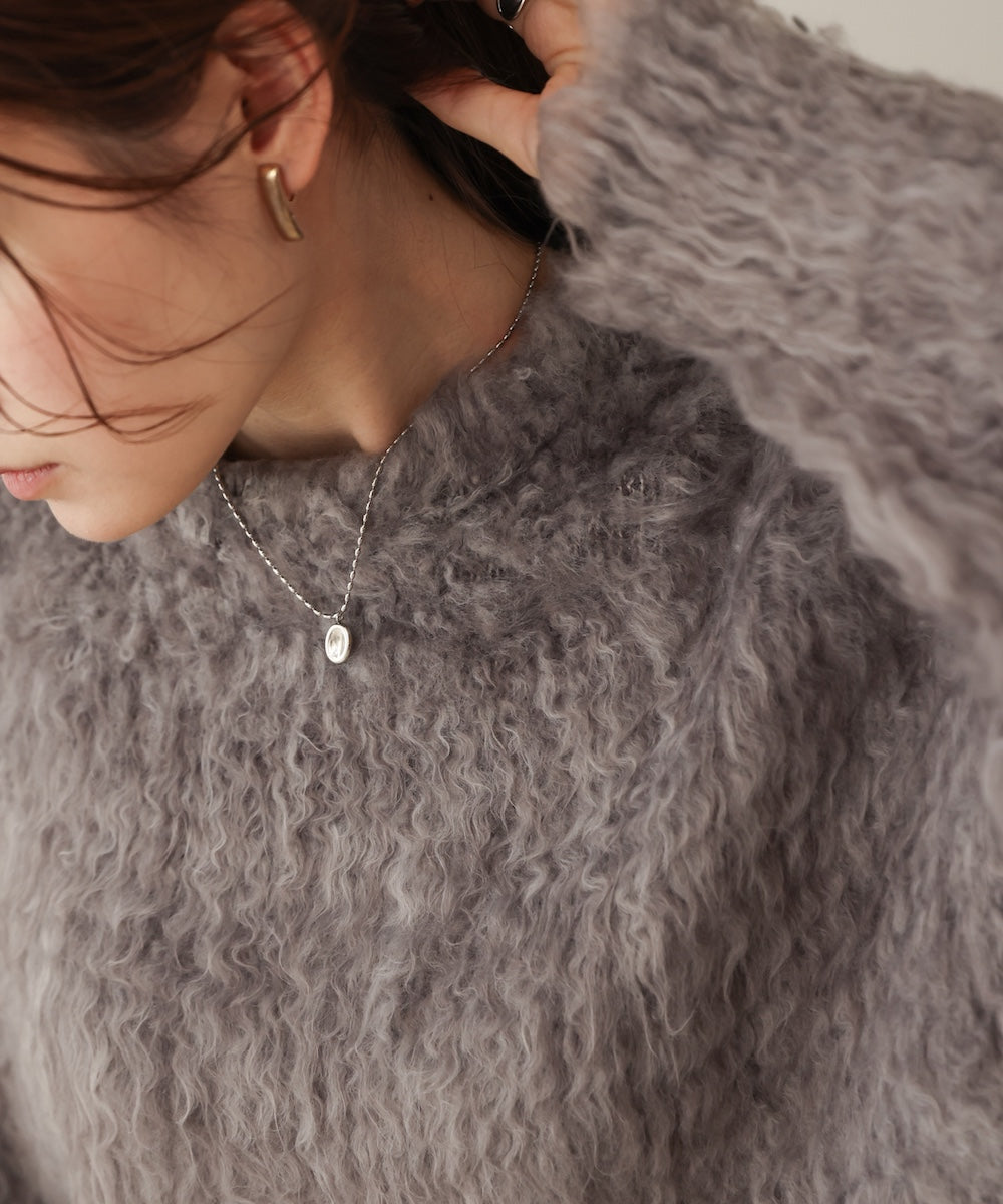 mix woollen knit pullover