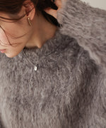 mix woollen knit pullover