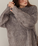 mix woollen knit pullover