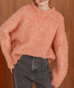 mix woollen knit pullover