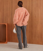 mix woollen knit pullover
