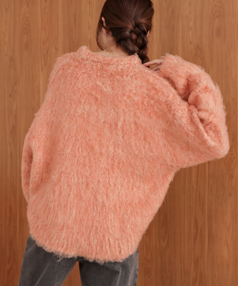 mix woollen knit pullover