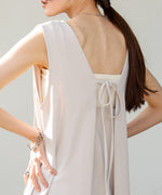 【低身長さん向けサイズあり】イージージョーゼット前後2WAYジャンパースカート