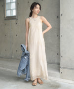 【S・Mサイズ展開】シアー刺繍キャミワンピース