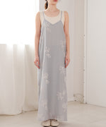 【S・Mサイズ展開】シアー刺繍キャミワンピース