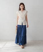 ミックス糸ニットベスト